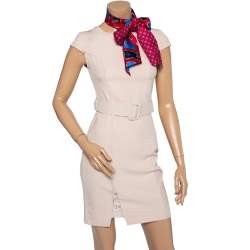 Pre Owned Hermès Red & Blue Camails Silk Maxi Twilly