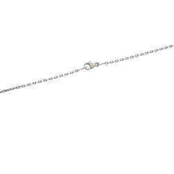 Pre Owned Hermès Black Lacquer Palladium Plated Pop H Pendant Necklace