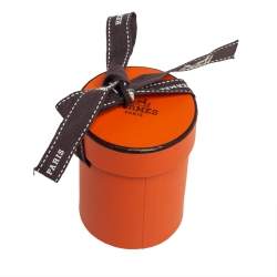 Pre Owned Hermes Light Blue & Pink Bolduc au Carre Silk Twilly