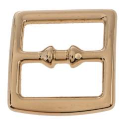 Pre Owned Hermes Boucle Etriviere Gold Plated Scarf Ring