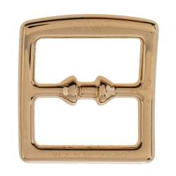 Pre Owned Hermes Boucle Etriviere Gold Plated Scarf Ring