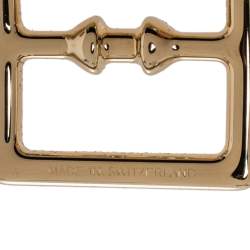 Pre Owned Hermes Boucle Etriviere Gold Plated Scarf Ring