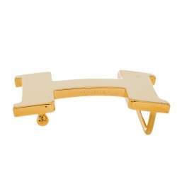 Pre Owned Hermès Gold Plated Constance Mini Belt Buckle