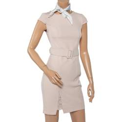 Pre Owned Hermès Pearl White Brazil Detail Silk Scarf