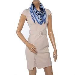 Pre Owned Hermès Blue Brides Rebelles Silk Scarf