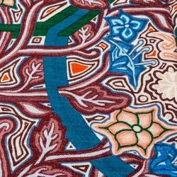 Pre Owned Hermes Multicolor Printed Cashmere & Silk L'arbre du Vent Scarf