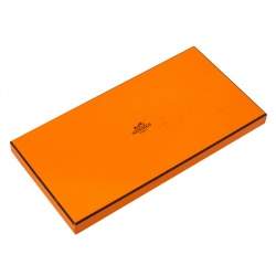 Pre Owned Hermes Yellow & Blue Plume Sunrise Cashmere Silk Stole