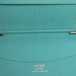 Hermes Bleu Atoll Epsom Globe Trotter PM Agenda Cover