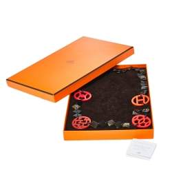 Pre Owned Hermès Brown Horn & Lacquered Lena Necklace