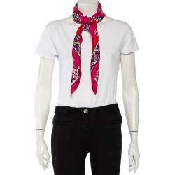 Pre Owned Hermes Multicolor Ciels Byzantins Printed Silk Square Scarf