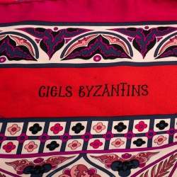 Pre Owned Hermes Multicolor Ciels Byzantins Printed Silk Square Scarf