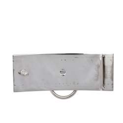 Pre Owned Hermes Palladium Plated Collier De Chien Belt Buckle