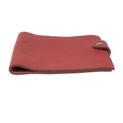 Pre Owned Hermes Red Togo Leather Ulysse PM Agenda Cover
