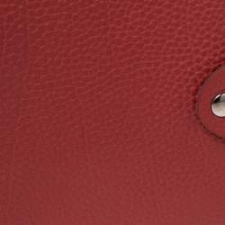 Pre Owned Hermes Red Togo Leather Ulysse PM Agenda Cover