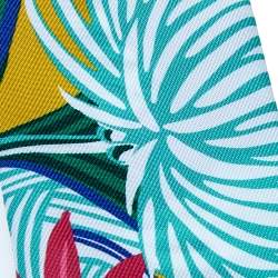 Pre Owned Hermès Multicolor Jaguar Quetzal Silk Twilly