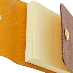 Hermes Brown Epsom Leather Post It Note Holder Hermes | TLC