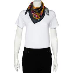 Pre Owned Hermes Multicolor Ferronnerie Silk Square Scarf