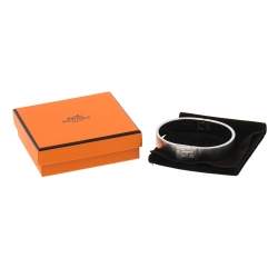 Pre Owned Hermes Palladium Plated Jet Bracelet