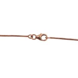Pre Owned Hermès Pop H Black Lacquered Rose Gold Plated Pendant Necklace