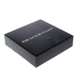 Pre Owned Hermès Pop H Black Lacquered Rose Gold Plated Pendant Necklace