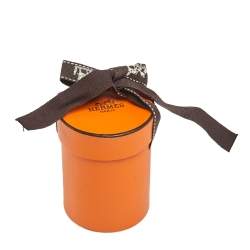 Pre Owned Hermes Multicolor Printed Silk Twilly