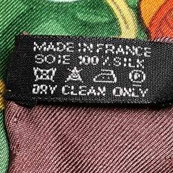Pre Owned Hermès Multicolor Bouquets Sellier Silk Scarf