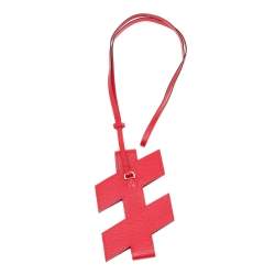 Hermes Rouge De Coeur Cherve Leather H Tag Phone Case