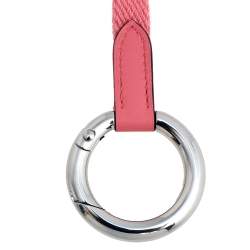 Pre Owned Hermès Pink Carre Pocket Lanyard