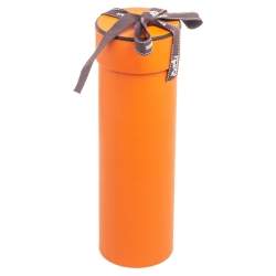 Pre Owned Hermès Orange Le Grand Prix du Faubourg Silk Maxi Twilly 