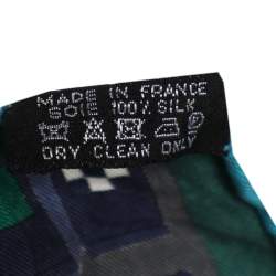 Pre Owned Hermès Multicolor Brides et Gris-Gris Silk Square Scarf
