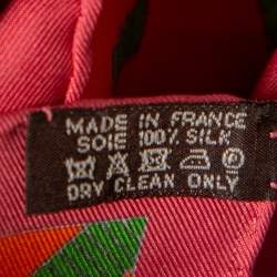 Pre Owned Hermès Multicolored Balade en Berline Printed Silk Scarf