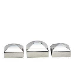 Pre Owned Hermès Palladium Plated Medor Scarf Rings