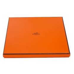 Pre Owned Hermès Yellow Chemins de Corail Silk Scarf