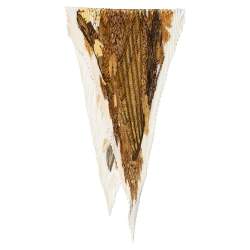 Pre Owned Hermès Cream Vendanges Printed Silk Plisse Scarf