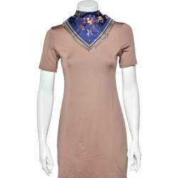 Pre Owned Hermès Blue Raconte Moi Le Cheval Silk Gavroche Scarf