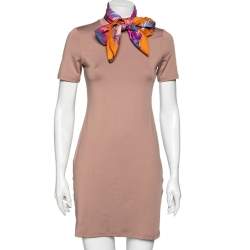 Pre Owned Hermès Multicolor Flamingo Party Silk Scarf