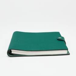 Hermes Menthe Clemence Leather Ulysee MM Agenda/Notebook 