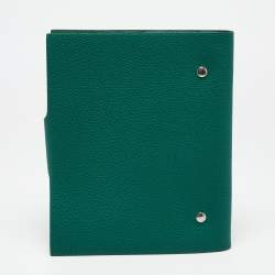 Hermes Menthe Clemence Leather Ulysee MM Agenda/Notebook 
