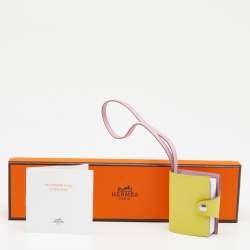 Pre Owned Hermes Bicolor Leather Ulysse Nano Charm