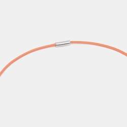 Pre Owned Hermès L'email Imprime Printed Enamel Attelage Pendant Necklace