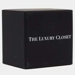 Pre Owned Hermes Clic H White Enamel Palladium Plated Narrow Bracelet