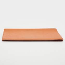 Hermes Orange Epsom Leather Vision II Simple Agenda Cover