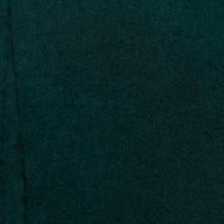 Pre Owned Hermes Green Logo Embroidered Cashmere Fringed Scarf