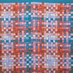 Pre Owned Hermès Multicolor Bolduc au Carre Silk Scarf