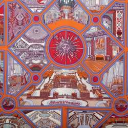 Pre Owned Hermes Multicolor Flanerie A Versailles Printed Silk Square Scarf