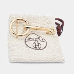 Pre Owned Hermes Mors Gold Plated Horsebit Anchor Belt Buckle
