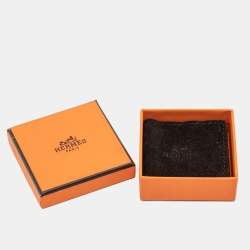 Pre Owned Hermès Eileen Enamel Gold Plated Earrings