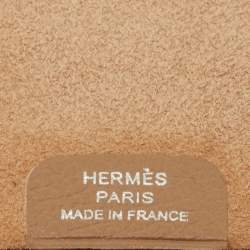 Hermes Chai Togo Leather Ulysse MM Notebook Cover