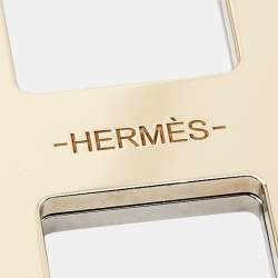 Hermes Chaîne D'Ancre Recto-Verso Two Tone Scarf Ring