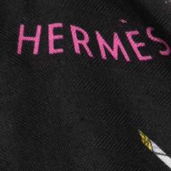 Hermes Multicolor Tout En Carre Losange Cashmere Silk Scarf